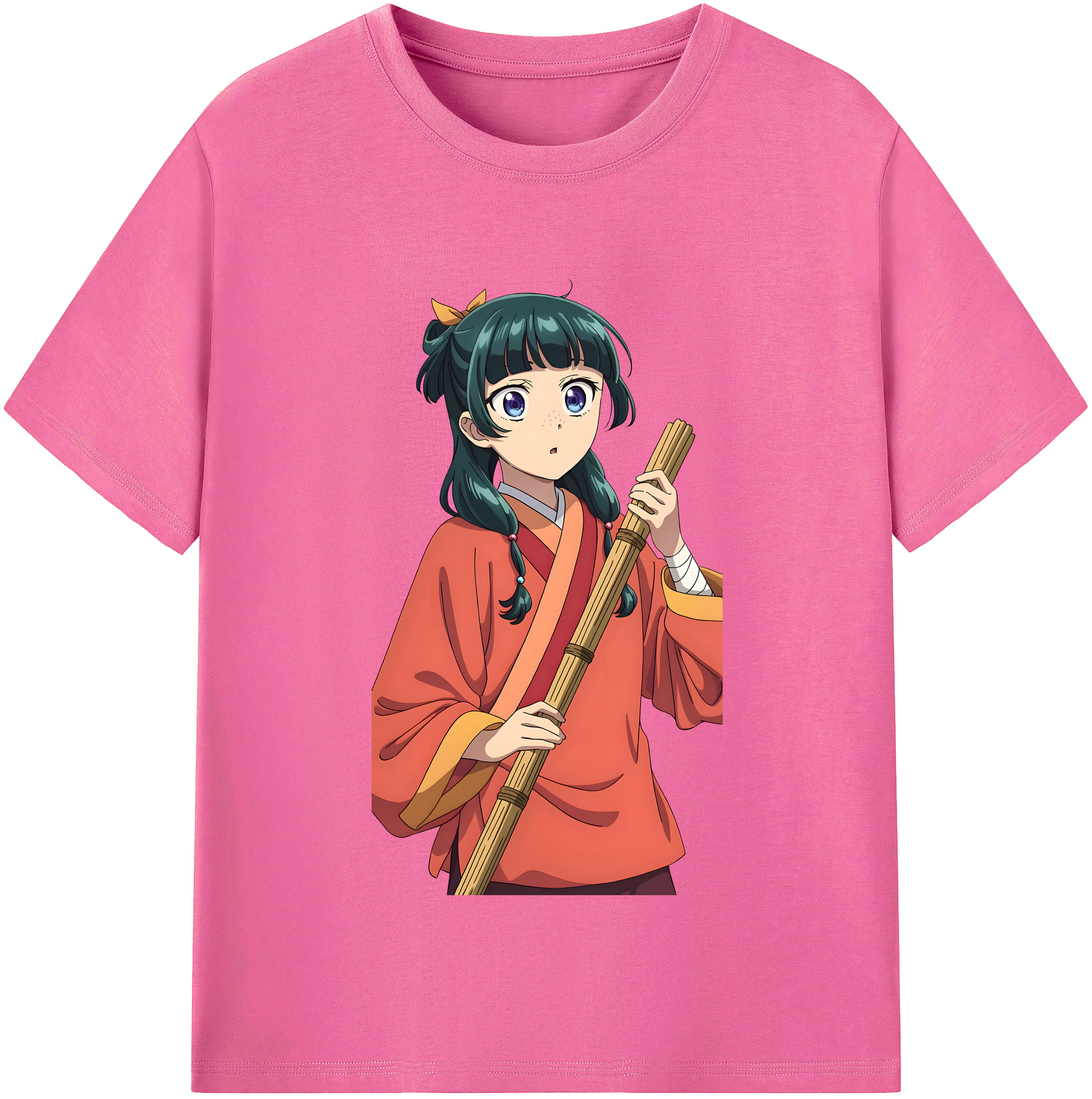 （画像用） 薬屋のひとりごと The Apothecary Diaries レディースカジュアルプリントTシャツ（綿100％）